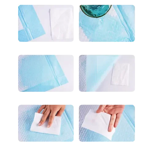 quality test for disposable underpads from isemipet
