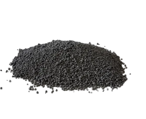 Dark gray activated carbon bentonite cat litter balls with strong odor control and quick clumping by ISEMIPET