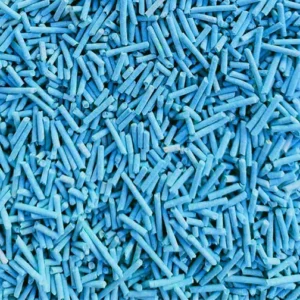 Ocean Breeze scented biodegradable tofu cat litter in blue strip shape by ISEMIPET