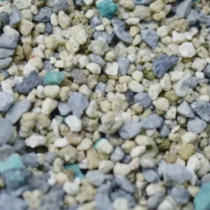 Sodium Bentonite Cat Litter With Blue and Gray Particles, by ISEMIPET