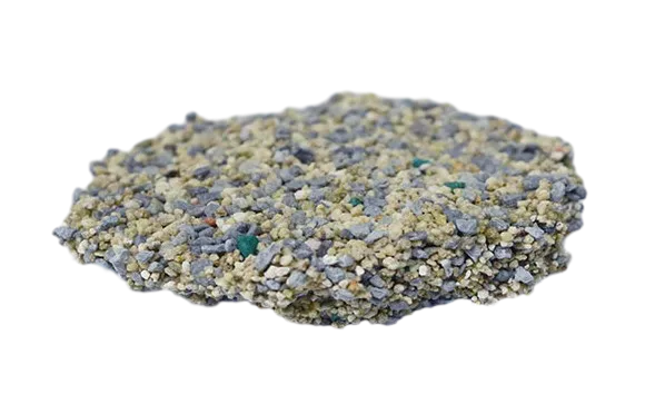 Sodium Bentonite Cat Litter With Multicolored Particles Including Green and Beige by ISEMIPET Sodium Bentonite Cat Litter With Multicolored Particles Including Green and Beige, by ISEMIPET