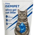 Ultra Absorbent Silica Gel Cat Litter in Classic Die cut Handle Bag by Isemipet
