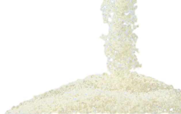 Pouring Cassava Tofu Cat Litter – Smooth Flow of Fine Granules by ISEMIPET
