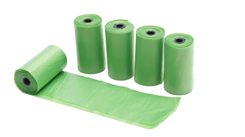 Dog Poop Bags by ISEMIPET – Green Roll Type & Compost able Compostable Dog Poop Bags – Green Rolls for Distributors and Retail Brands