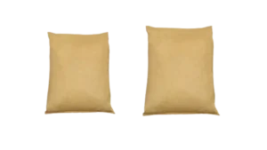 Sealed bag of wood pellet cat litter